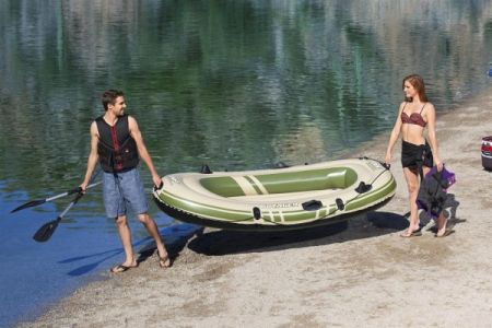 Надувная лодка "Voyager 300" 243х102см, вёсла 62064, до 170кг, Bestway 65051 BW