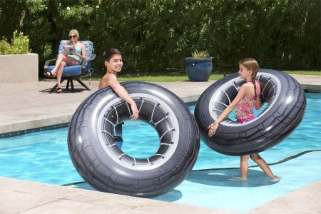 Надувной круг 119см "Шина" от 12 лет, Bestway 36102 BW