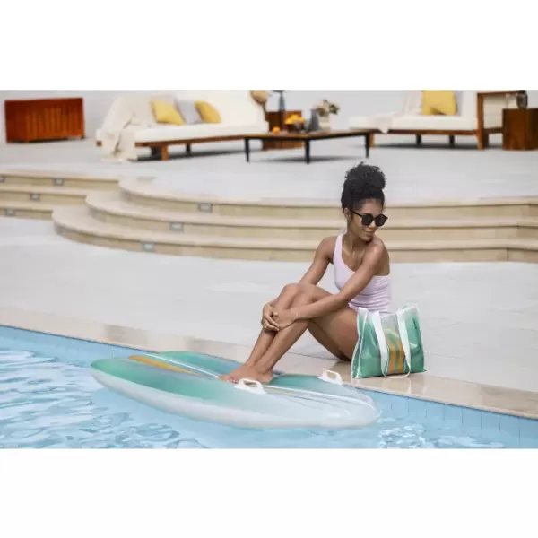 Надувной матрас-плот для плавания 183х71см "Таити" с ручками, до 100кг, Bestway 42072 BW