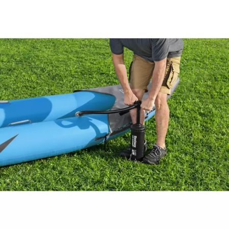 Надувная байдарка "Surge Elite X1 Kayak" 305x91х40см, алюм.весло 230см, насос 62086, до 100кг, Bestway 65143 BW