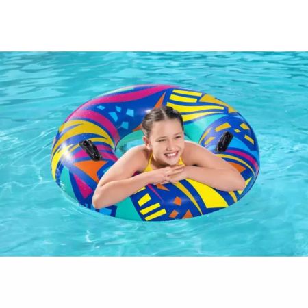 Надувной круг 107см "Геометрия" от 12 лет, 2 вида, Bestway 36228 BW