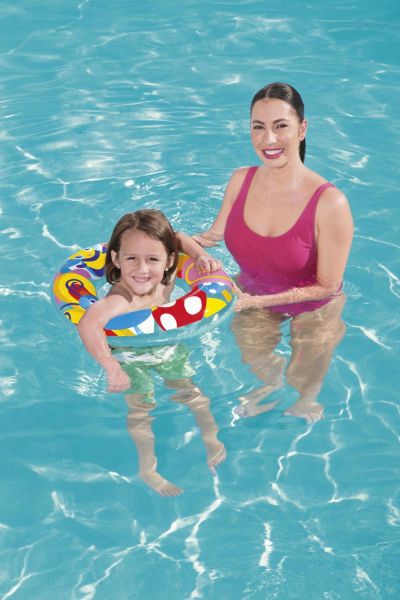 Надувной круг 56см, 3-6 лет, 2 вида, Bestway 36013 BW