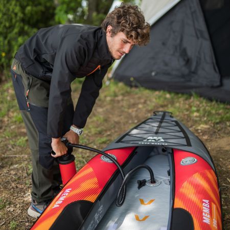 Надувная байдарка "Memba-390" 390x90см, весла, сиденья, киль, сумка, до 180кг, Aqua Marina ME-390