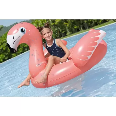 Надувная игрушка-наездник 128x110x87см "Фламинго", от 3 лет, Bestway 41525 BW