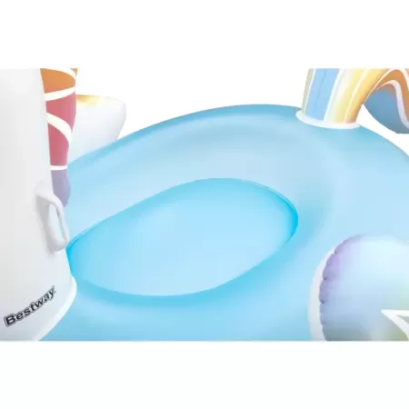 Надувной матрас-плот для плавания 224х164см "Единорог" с ручками, до 90кг, Bestway 41113 BW