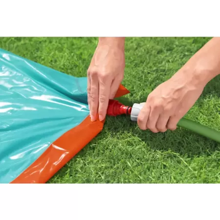 Водная дорожка 488см "StompBlast Single Slide" однополосная, от 3 лет, Bestway 52718 BW