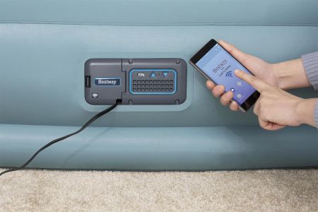 Надувная кровать 152х203х46см "Tritech" встр.нас. 220В Sleep Control, до 300кг, Bestway 67708 BW