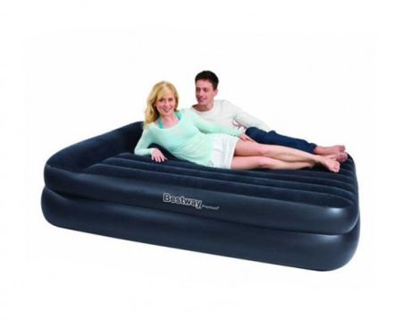 Надувная кровать 152х203х46см "Premium with Sidewinder" эл.насос 220В, до 300кг, Bestway 67345 BW