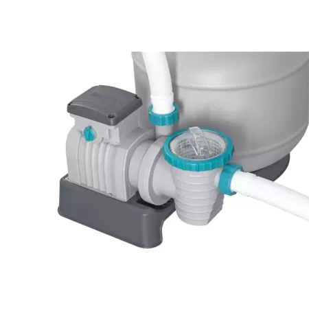 Песочный фильтр-насос 8327л/ч, резервуар для песка 20кг, фракция 0.45-0.85мм, Bestway 58499 BW