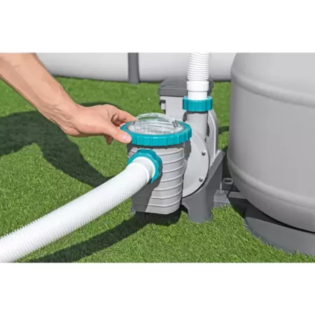 Песочный фильтр-насос 11355л/ч, резервуар для песка 36кг, фракция 0.45-0.85мм, Bestway 58486 BW