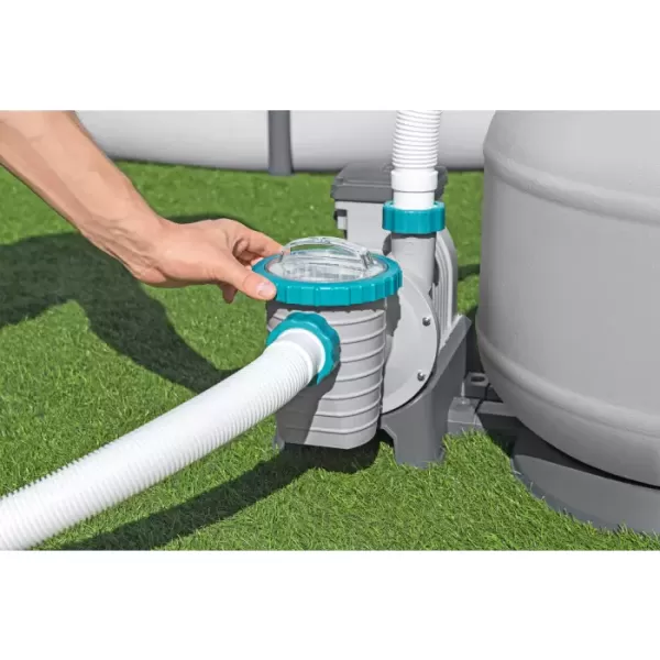 Песочный фильтр-насос 11355л/ч, резервуар для песка 36кг, фракция 0.45-0.85мм, Bestway 58486 BW