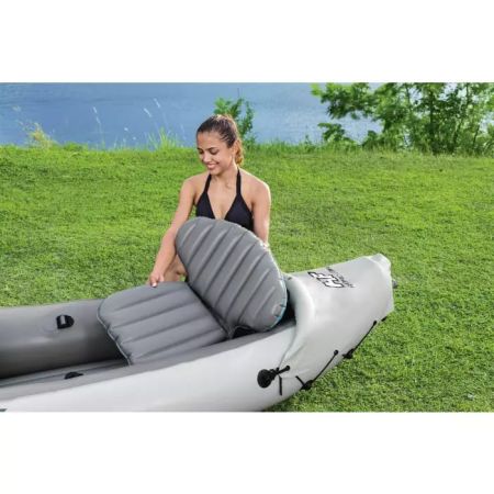 Надувная байдарка "Rapid Elite X2 Kayak" 312x98см, алюм.весла 230см 2шт, насос 62086, до 180кг, Bestway 65142 BW