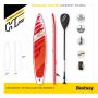 SUP-доска "Fastblast Tech" 381x76x15см, насос, весло, лиш, ремнабор, сумка, до 120кг, Bestway 65343 BW