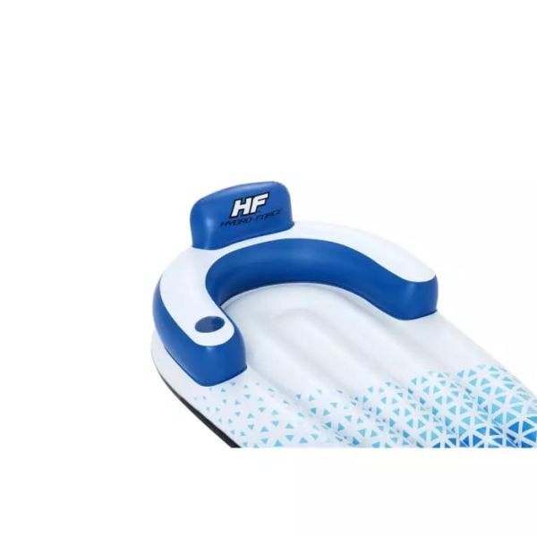 Надувной матрас-шезлонг для плавания 191х97см (183х97х53,5см) "Indigo Wave" до 90кг, Bestway 43533 BW