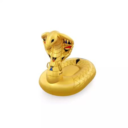 Надувной матрас-плот для плавания 180х146см "Золотая Кобра" с ручками, до 90кг, от 12 лет, Bestway 41445 BW