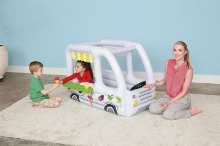 Игровой центр 122х84х84см "Грузовик с Мороженным" с мячами (10шт), от 2 лет, Bestway 52268 BW