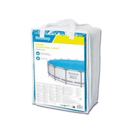 Солнечное покрывало для каркасного бассейна 549см (D527см), Bestway 58173 BW