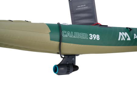 Надувная байдарка для рыбалки "Caliber Angling Kayak" 398x98см, насос, сиденье, киль, рюкзак, до 180, Aqua Marina CA-398