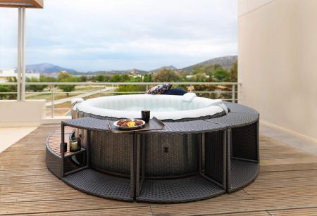 СПА-бассейн 204х70см "Ottoman" 930л, круглый, аэромассаж, MSpa C-OM062