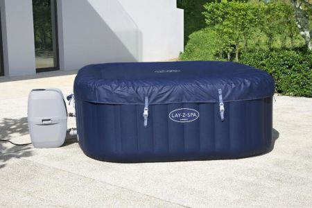 СПА-бассейн 130х130/180х180х71см "Hawaii AirJet" 840л, квадратный, аэромассаж, Bestway 60021 BW