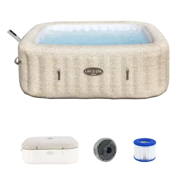 СПА-бассейн 151х151/201х201х71см "Rome AirJet" 1180л, квадратный, аэромассаж, Bestway 6001M BW