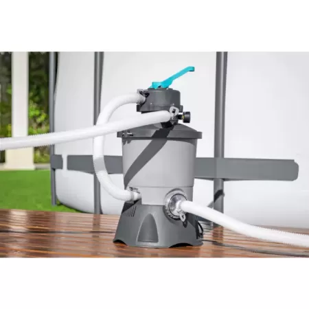 Песочный фильтр-насос 3596л/ч, резервуар для песка 8.5кг, фракция 0.45-0.85мм, Bestway 58515 BW