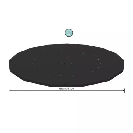 Тент для каркасного бассейна 457см (D470см), Bestway 58038 BW