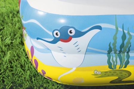 Детский надувной бассейн 140х140х114см со съемным навесом, 265л, от 2 лет, Bestway 52192 BW