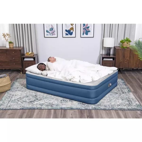 Надувная кровать 152х203х46см "Snugable Top" встр.насос 220В, до 300кг, Bestway 69075 BW