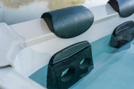 СПА-бассейн 180х180х65см "Oslo Plus", квадратный,  гидромассаж, аэромассаж.(4 коробки A.B.C.D), MSpa F-OS063WP