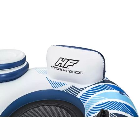 Надувной круг-кресло 251х132см "Rapid Rider II" для двоих, с ручками и подстакаником, до 180кг, Bestway 43113 BW