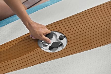 SUP-доска "Aqua Drifter " 335x84x15см , весло, рюкзак, лиш, 3 плавника, ремнабор, водонепроницаемый, Bestway 65392 BW