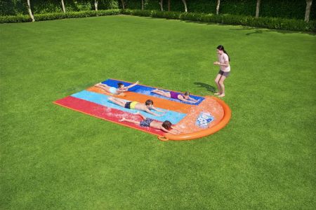 Водная дорожка 488см, четырехполосная, от 3 лет, Bestway 52323 BW