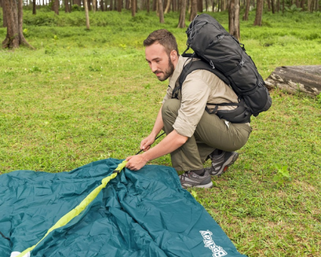 Палатка 4-местная "Wander Dome 4 Tent" 240x200x135см, полиэстер 190Т, 600мм, 110гр/м2 PE, Bestway 68143 BW