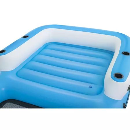 Надувной плот-остров "Летний оазис" с навесом, 320х198см, Bestway 43645 BW