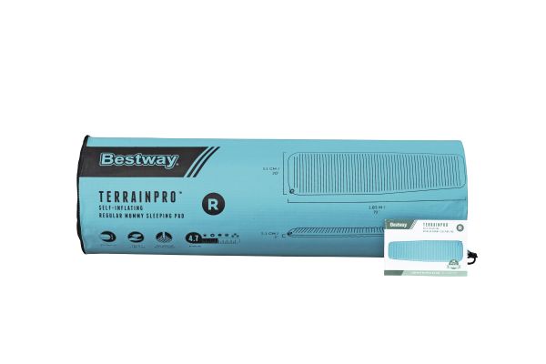 Самонадувающийся спальный коврик каремат "TerrainPro" 183x51x5.1см, Bestway 69621 BW