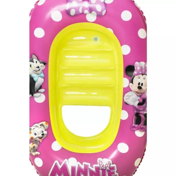 Надувная лодочка 112х71см "Minnie Mouse" с окошком, 3-6 лет, Bestway 91083 BW