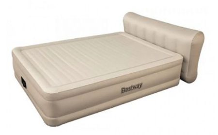 Надувная кровать 152х229х79см "Essence" со спинкой, встр.нас. 220В, до 300кг, Bestway 69019BWу