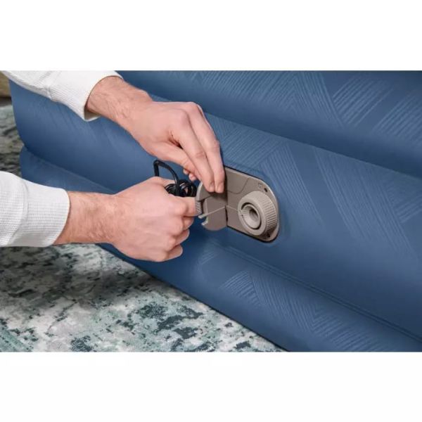 Надувная кровать 152х203х46см "Snugable Top" встр.насос 220В, до 300кг, Bestway 69075 BW