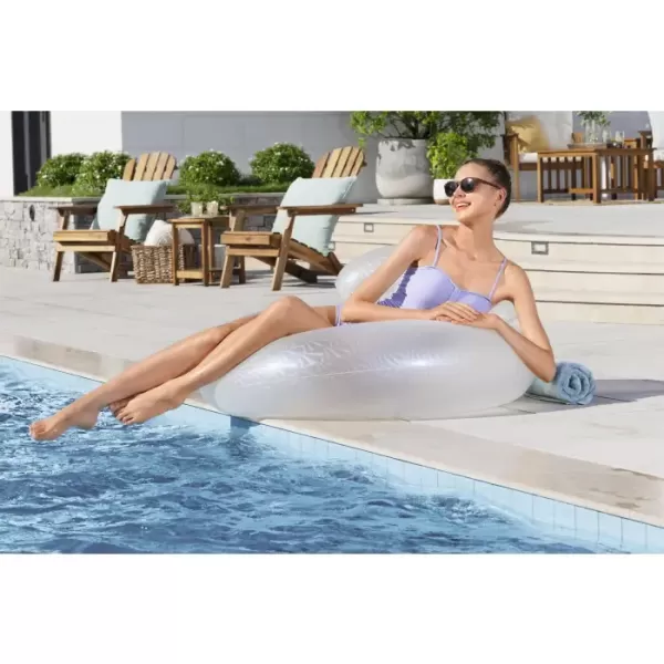 Надувной круг 107см "Лунная пыль" со спинкой, до 100кг, Bestway 43923 BW