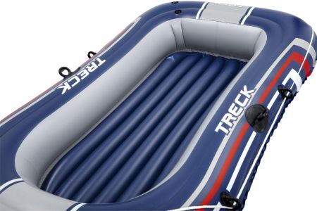 Надувная лодка "Treck X1" 228х121см, вёсла 62015, насос 62023, до 170кг, Bestway 61083 BW
