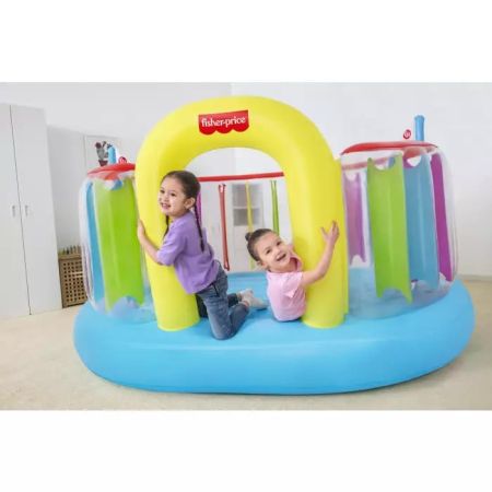 Игровой центр-батут 226х175х138см "Fisher Price" встр.нас. 220В, до 85кг, от 3 лет, Bestway 93561 BW