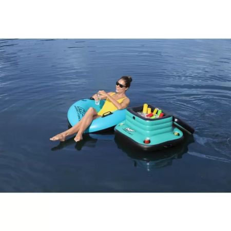 Плавающий холодильник 88х77см (88х67х52см) "Glacial Sport" с подстаканником, Bestway 43191 BW