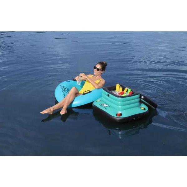 Плавающий холодильник 88х77см (88х67х52см) "Glacial Sport" с подстаканником, Bestway 43191 BW