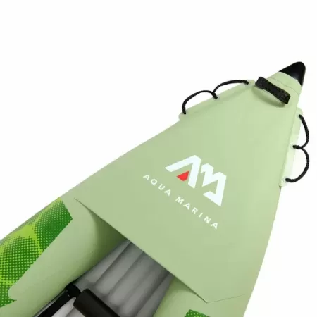 Надувной каяк "Betta-412" 412x80см двухместный, насос, весла, сиденья, киль, сумка, до 180кг, Aqua Marina BE-412