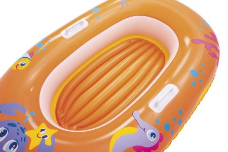 Надувная лодочка 137х89см "Крабики" 3-6 лет, Bestway 34009 BW