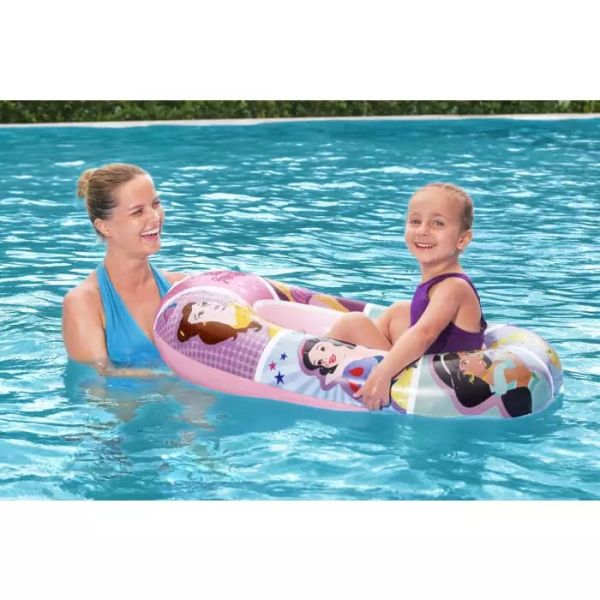 Надувная лодочка 102х69см "Disney Princess" с окошком, 3-6 лет, Bestway 91044 BW