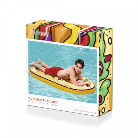 Надувной матрас для плавания 190х109см "Хот-дог" до 90кг, Bestway 43248 BW