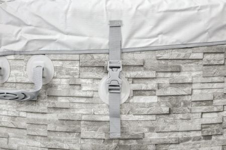 СПА-бассейн 145/155х60см "Vancouver AirJet Plus" 804л, круглый, аэромассаж, Bestway 60027 BW