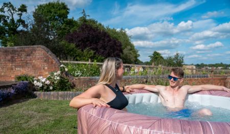 СПА-бассейн 204х70см "Fermo" 930л, круглый, аэромассаж, 6 чел, MSpa C-FE062